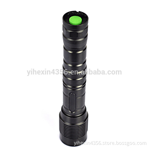 Boruit High Power Zoom Rechargeable Tactical CREE T6 LED Flashlight